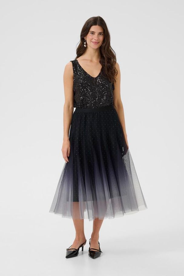 Tyllihame Gilttery musta-Mekot/Hameet-Cream Clothing-Lahja ja sisustus Pussukka Katariina Home Oy