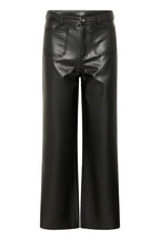 Tekonahkahousut Mikka musta-Housut/Farkut-Kaffe-Lahja ja sisustus Pussukka Katariina Home Oy