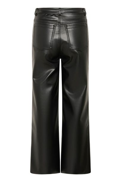 Tekonahkahousut Mikka musta-Housut/Farkut-Kaffe-Lahja ja sisustus Pussukka Katariina Home Oy