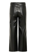 Tekonahkahousut Mikka musta-Housut/Farkut-Kaffe-Lahja ja sisustus Pussukka Katariina Home Oy