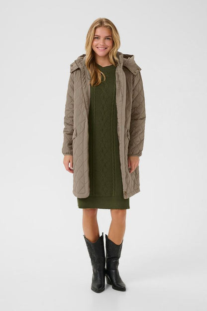 Tikkitakki Arvwen harmaanvihreä-Takit/Jakut-Cream Clothing-Lahja ja sisustus Pussukka Katariina Home Oy