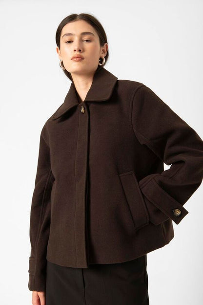 Takki Rubie tummanruskea-Takit/Jakut-Soaked in Luxury-Lahja ja sisustus Pussukka Katariina Home Oy