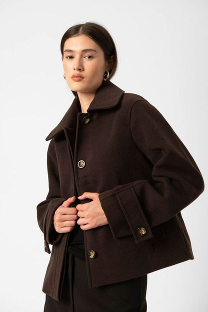 Takki Rubie tummanruskea-Takit/Jakut-Soaked in Luxury-Lahja ja sisustus Pussukka Katariina Home Oy