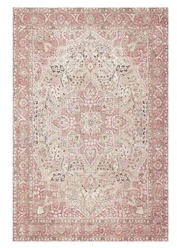 Itämainen matto Cecilia roosa-Matot-ihankotona-Lahja ja sisustus Pussukka Katariina Home Oy