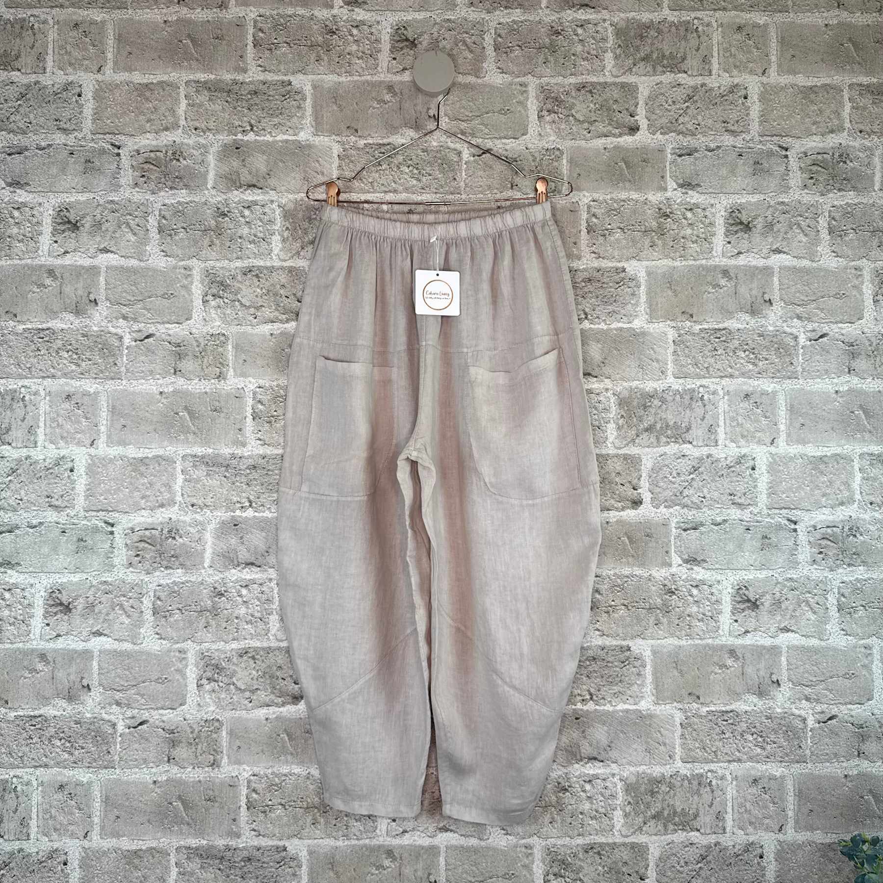 Pellavahousut Chia eri värejä-Housut/Farkut-Cabana Living-Lahja ja sisustus Pussukka Katariina Home Oy