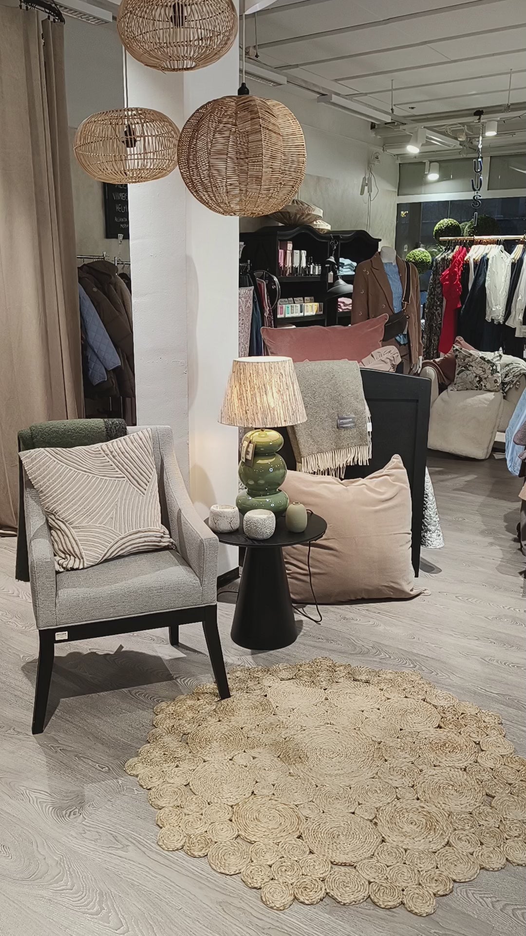 Kjol Smock denimblå