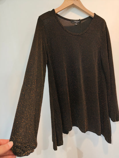 Housut+Pusero Sparkling musta/kulta-Puserot-Marc Lauge-Lahja ja sisustus Pussukka Katariina Home Oy