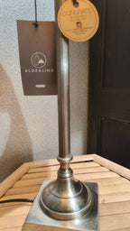 Lampunjalka nikkeli-Valaisimet-prhome-Lahja ja sisustus Pussukka Katariina Home Oy