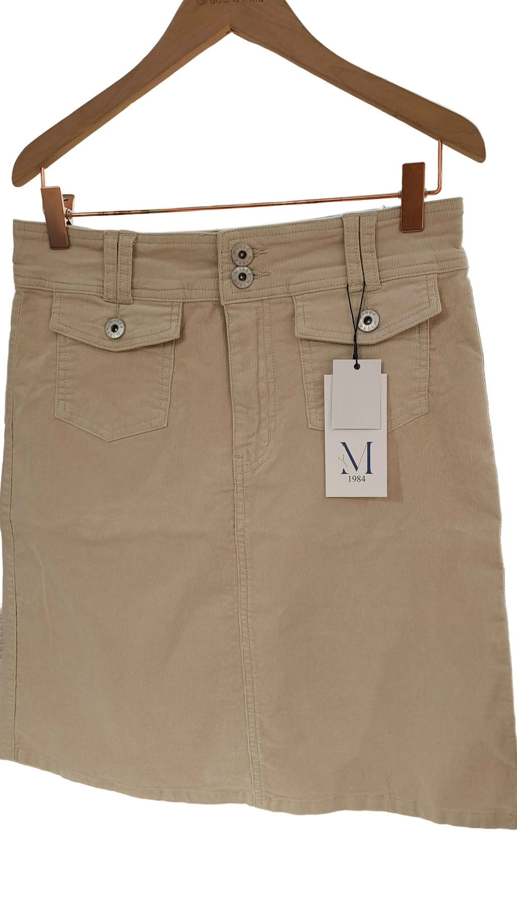 Vakosamettihame Nova sand-Mekot/Hameet-Marc Lauge-Lahja ja sisustus Pussukka Katariina Home Oy