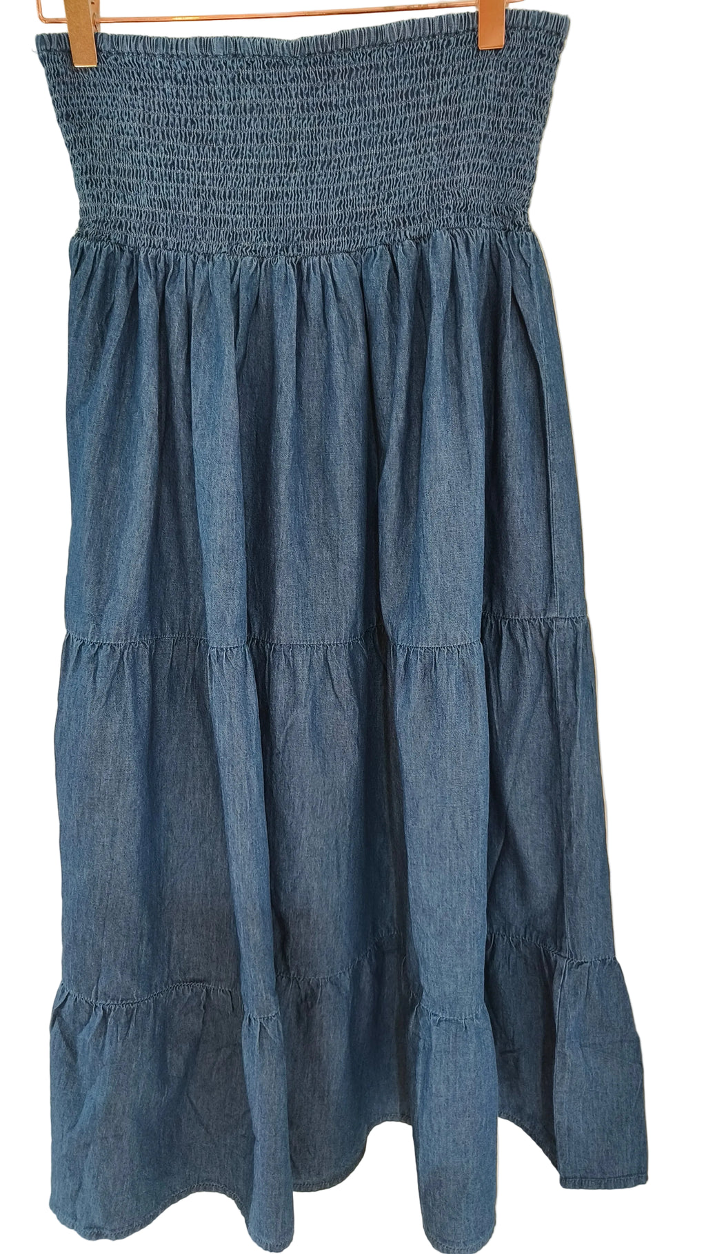 Hame Smock denim sininen-Mekot/Hameet-Marc Lauge-Lahja ja sisustus Pussukka Katariina Home Oy