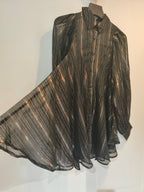 Sifonkipusero Lux musta/hopea-Puserot-Marc Lauge-Lahja ja sisustus Pussukka Katariina Home Oy