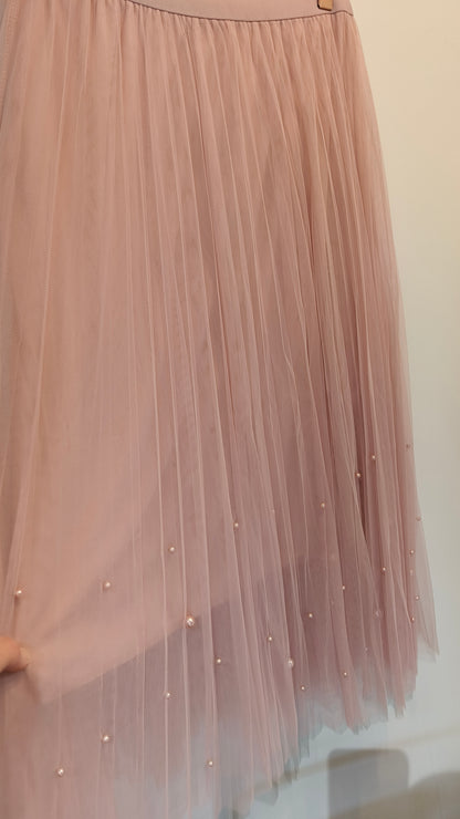 Tyllihame Pearl roosa-Mekot/Hameet-Marc Lauge-Lahja ja sisustus Pussukka Katariina Home Oy