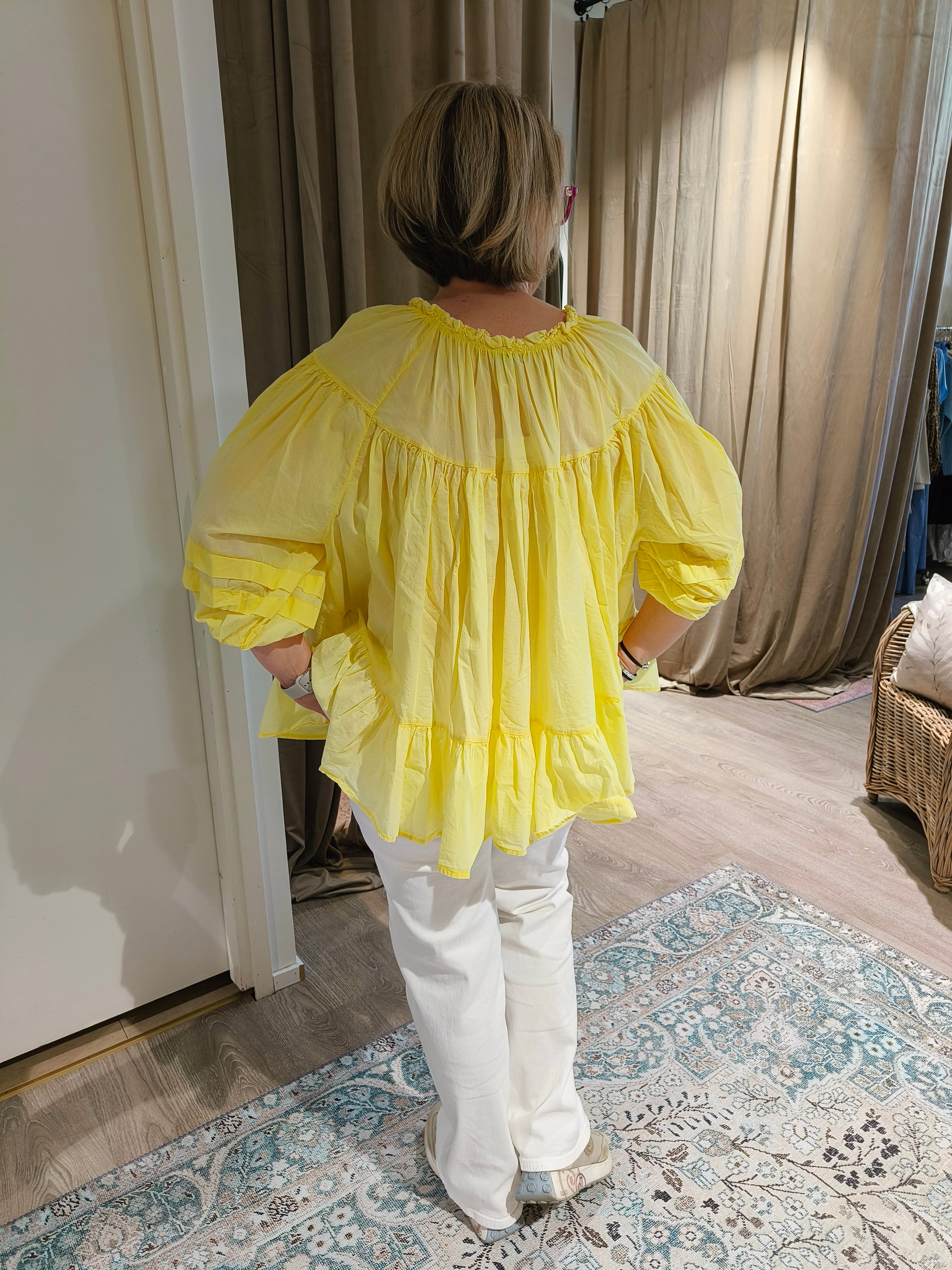 Pusero Kozy keltainen-Puserot-Cabana Living-Lahja ja sisustus Pussukka Katariina Home Oy