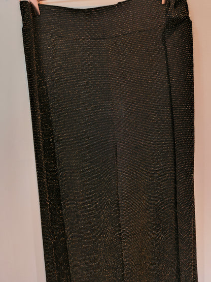 Housut+Pusero Sparkling musta/kulta-Puserot-Marc Lauge-Lahja ja sisustus Pussukka Katariina Home Oy