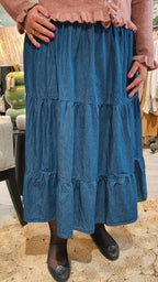 Hame Smock denim sininen-Mekot/Hameet-Marc Lauge-Lahja ja sisustus Pussukka Katariina Home Oy