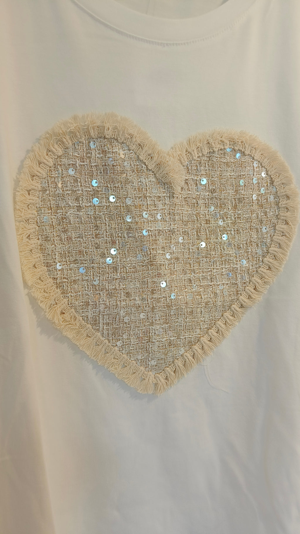 T-Paita Glitter Sydän eri värejä-T-Paidat-Peura Collection-Lahja ja sisustus Pussukka Katariina Home Oy