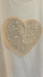 T-Paita Glitter Sydän eri värejä-T-Paidat-Peura Collection-Lahja ja sisustus Pussukka Katariina Home Oy