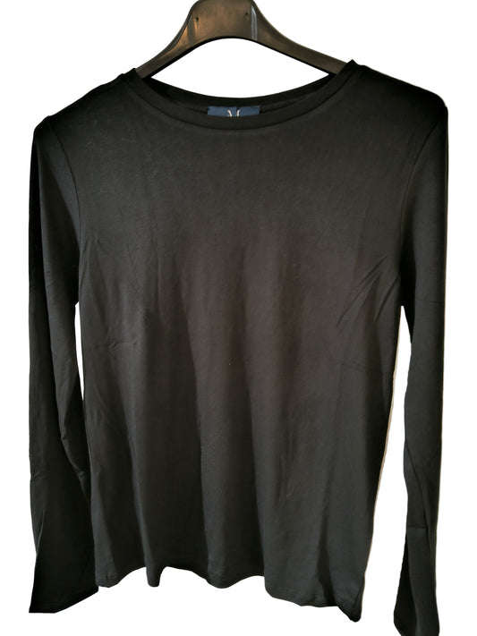 T-paita pitkähihainen musta-T-Paidat-Marc Lauge-Lahja ja sisustus Pussukka Katariina Home Oy