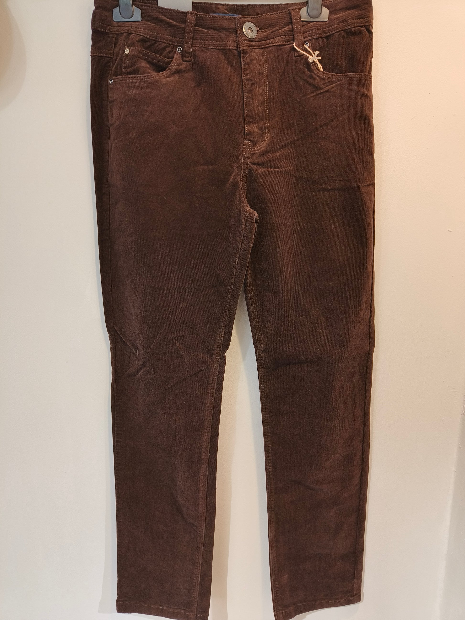 Samettihousut Luna ruskea-Housut/Farkut-Marc Lauge-Lahja ja sisustus Pussukka Katariina Home Oy