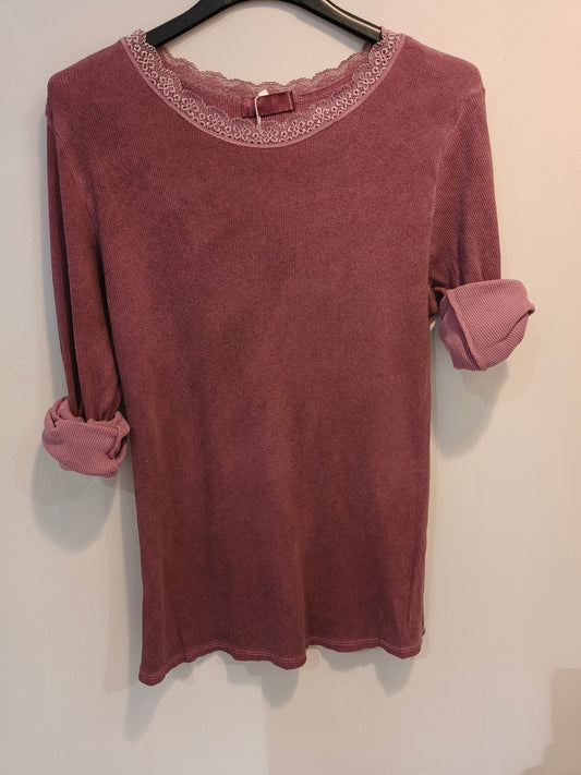 Ribbipusero Lulu eri värejä-Puserot-Marc Lauge-Lahja ja sisustus Pussukka Katariina Home Oy