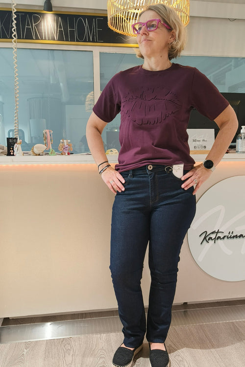 Farkut Luna tummansininen-Housut/Farkut-Marc Lauge-Lahja ja sisustus Pussukka Katariina Home Oy