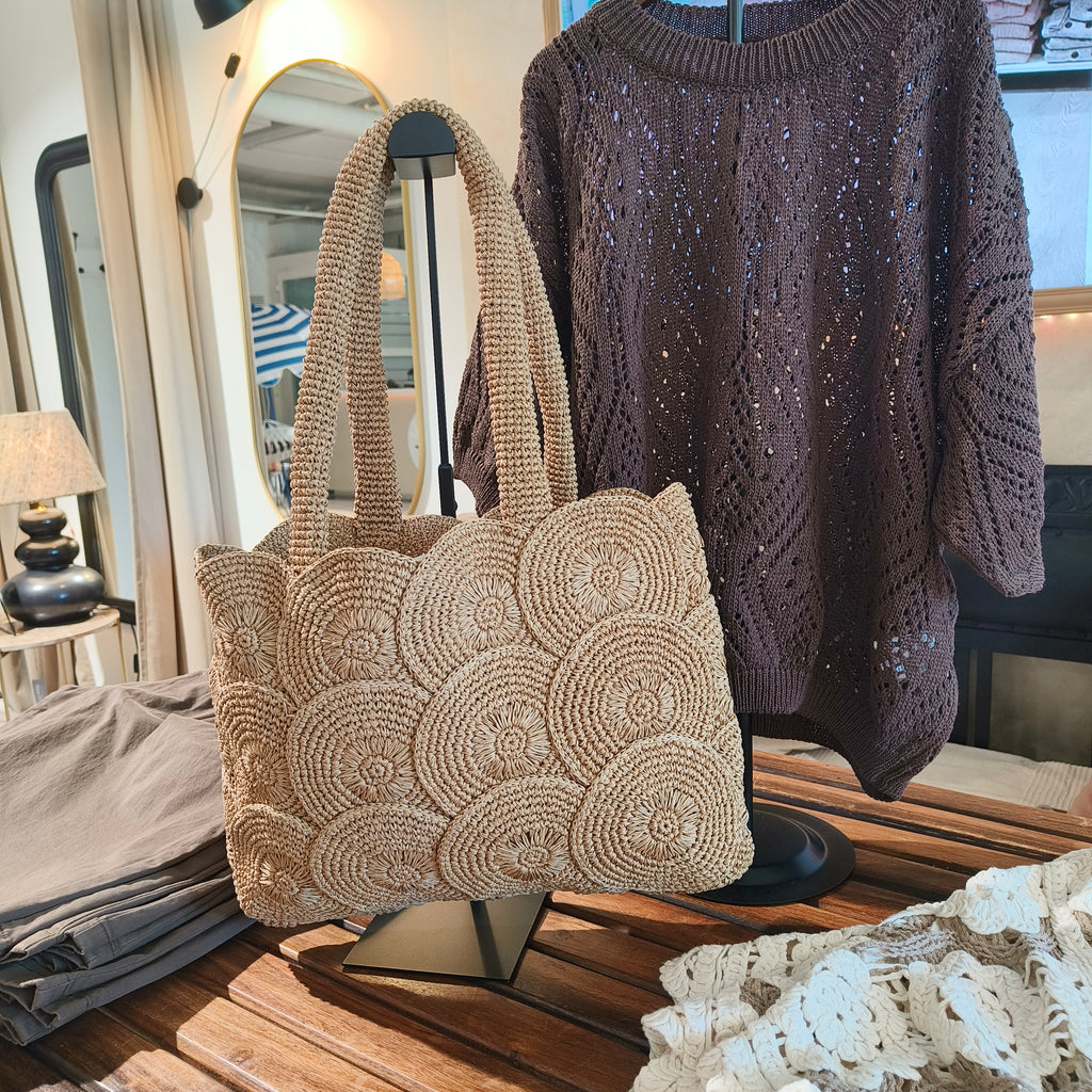 Kesäkassi Boho – Paperinarukassi pitkillä hihnilla | Peura Collection