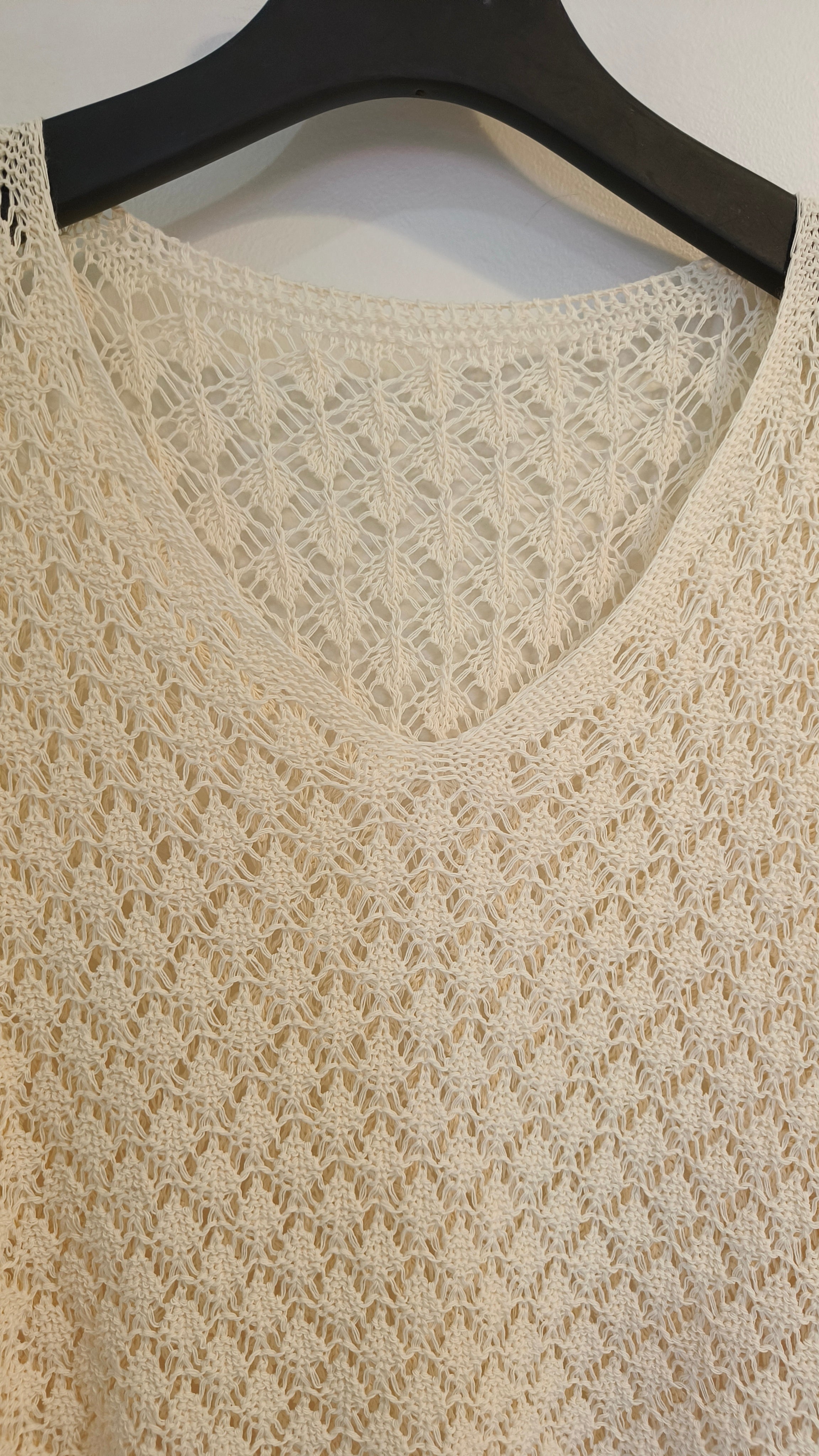 Pitsineule luonnonvalkoinen-Neuleet/Neuletakit-Peura Collection-Lahja ja sisustus Pussukka Katariina Home Oy