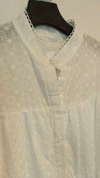 Tunika/Mekko Brode anglais valkoinen-Mekot/Hameet-Peura Collection-Lahja ja sisustus Pussukka Katariina Home Oy