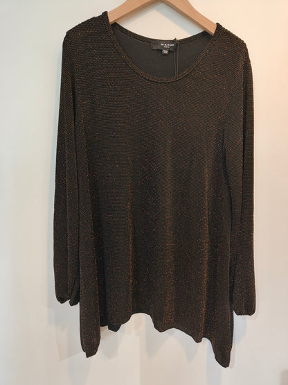 Housut+Pusero Sparkling musta/kulta-Puserot-Marc Lauge-Lahja ja sisustus Pussukka Katariina Home Oy