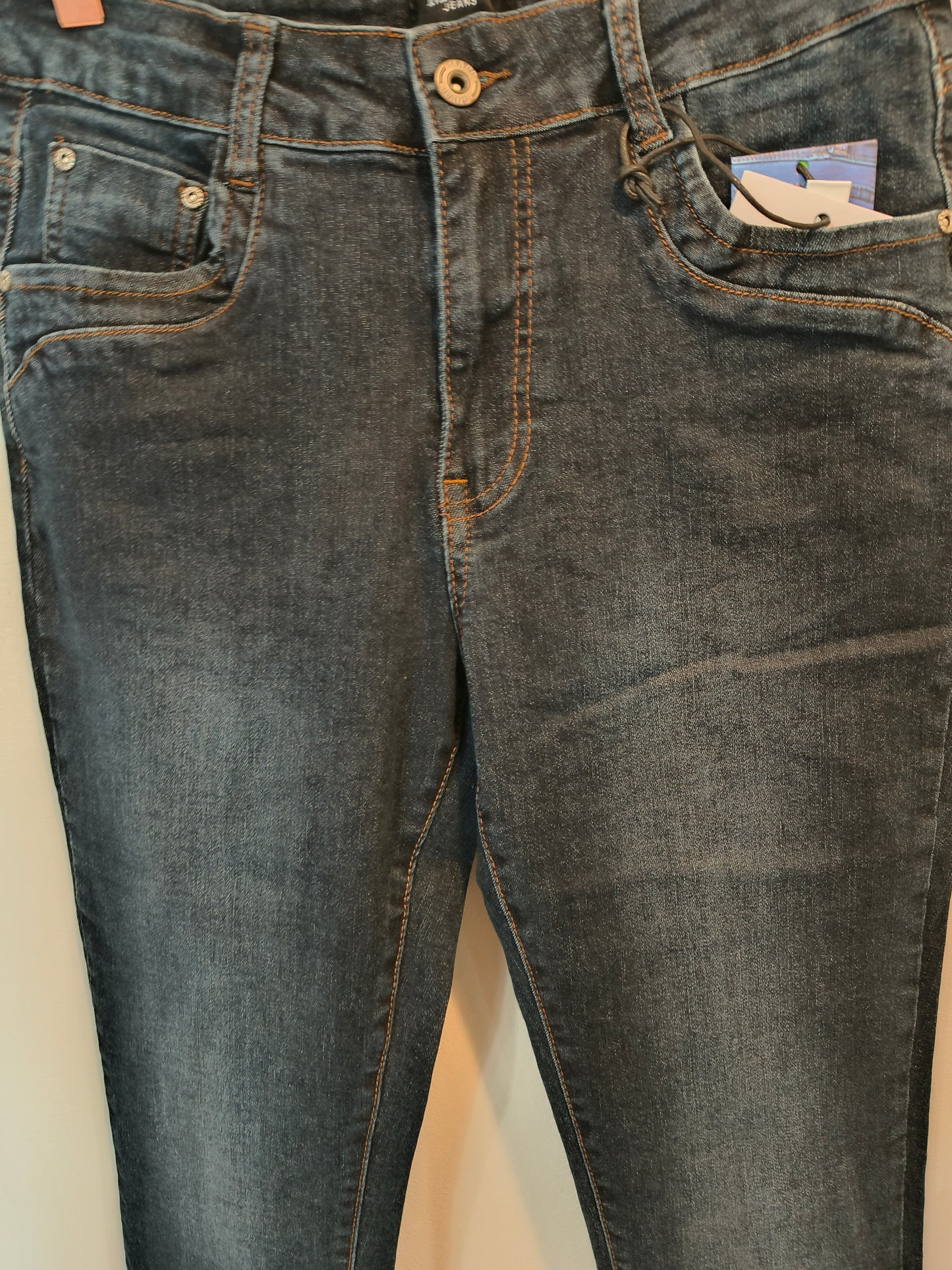 Farkut Patti tummansininen-Housut/Farkut-Marc Lauge-Lahja ja sisustus Pussukka Katariina Home Oy