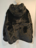 Tekoturkki Minky musta-Takit/Jakut-Marc Lauge-Lahja ja sisustus Pussukka Katariina Home Oy