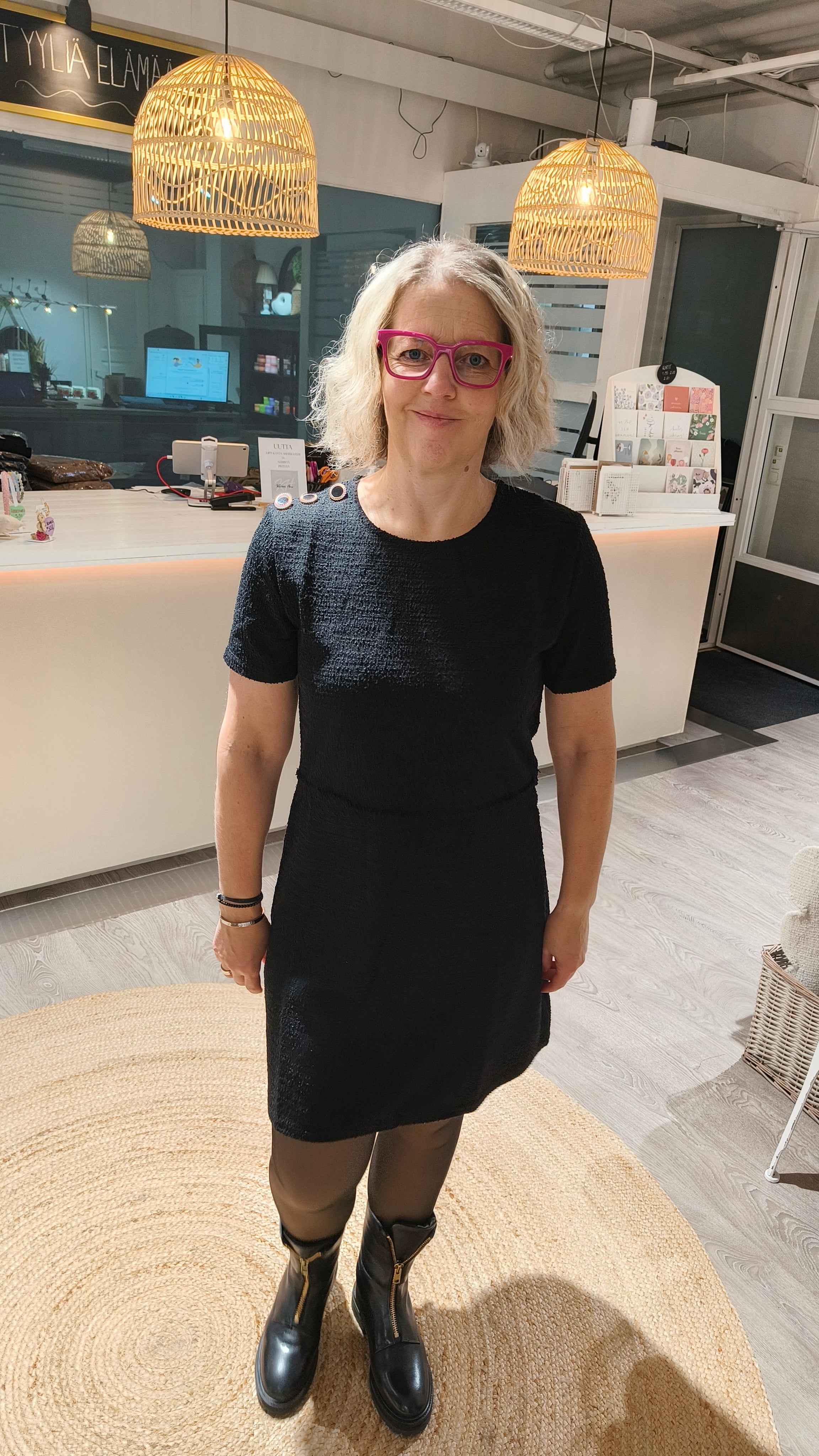 Mekko Mille musta-Mekot/Hameet-Marc Lauge-Lahja ja sisustus Pussukka Katariina Home Oy