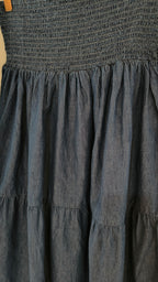 Hame Smock denim sininen-Mekot/Hameet-Marc Lauge-Lahja ja sisustus Pussukka Katariina Home Oy