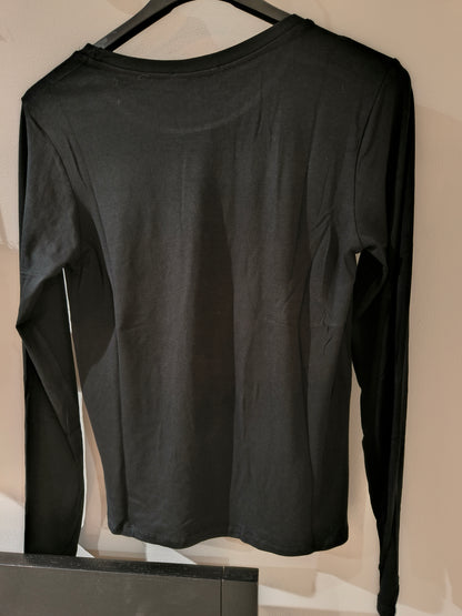 T-paita pitkähihainen musta-T-Paidat-Marc Lauge-Lahja ja sisustus Pussukka Katariina Home Oy