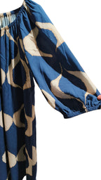 Mekko Wave tummansininen/beige Niccolei-Mekot/Hameet-Niccolei-Lahja ja sisustus Pussukka Katariina Home Oy