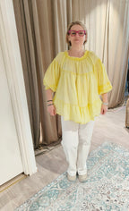 Pusero Kozy keltainen-Puserot-Cabana Living-Lahja ja sisustus Pussukka Katariina Home Oy