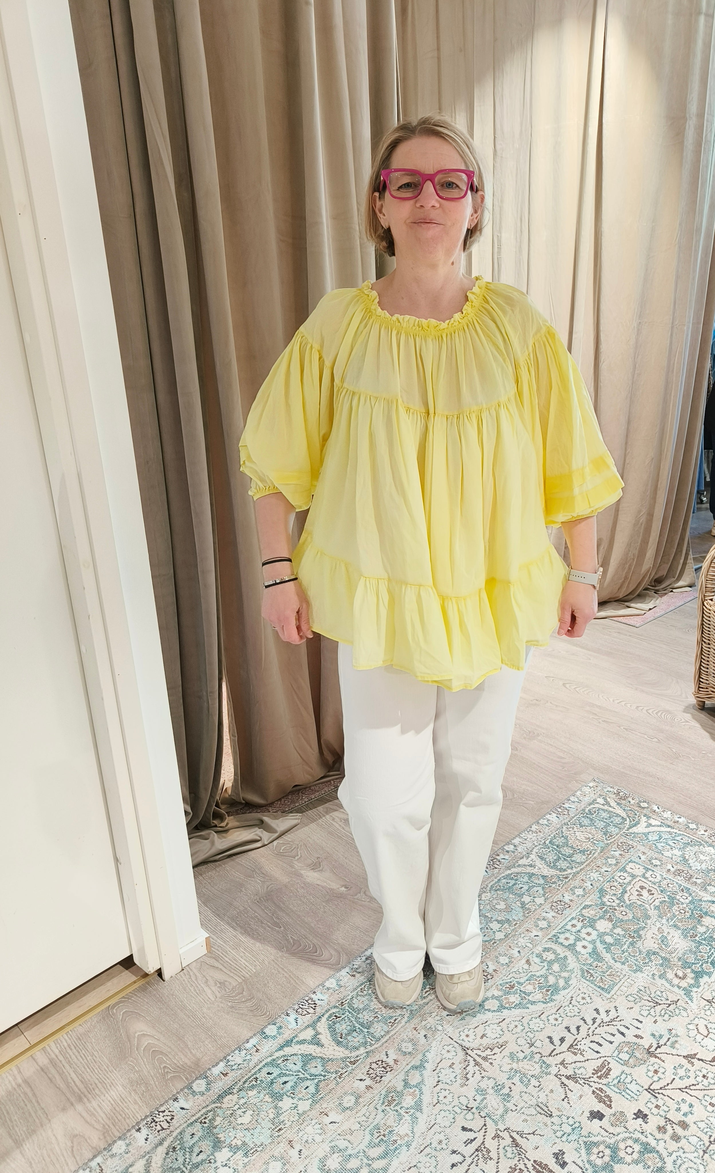 Pusero Kozy keltainen-Puserot-Cabana Living-Lahja ja sisustus Pussukka Katariina Home Oy