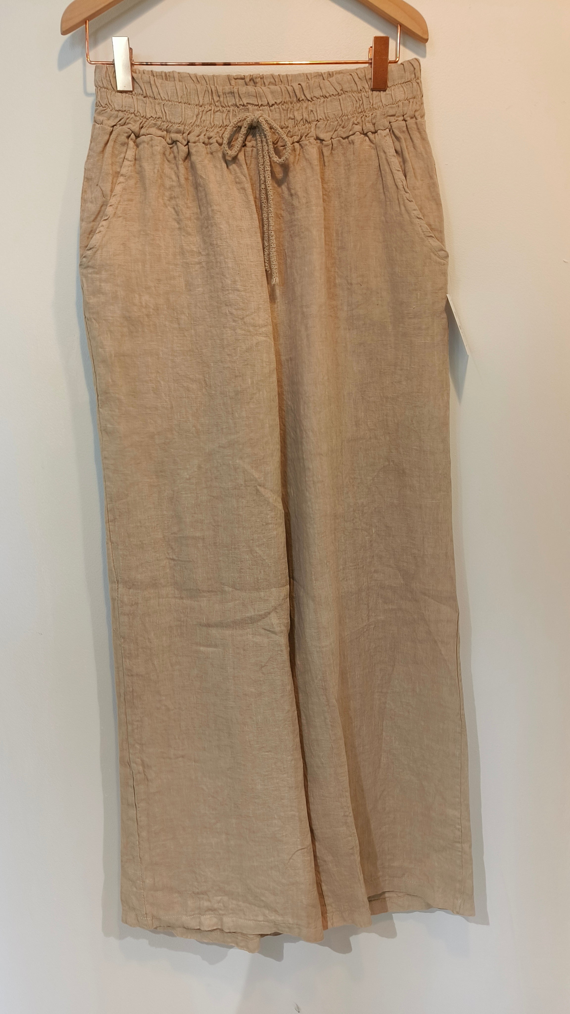 Pellavahousu Mirella eri värejä-Housut/Farkut-Peura Collection-Lahja ja sisustus Pussukka Katariina Home Oy