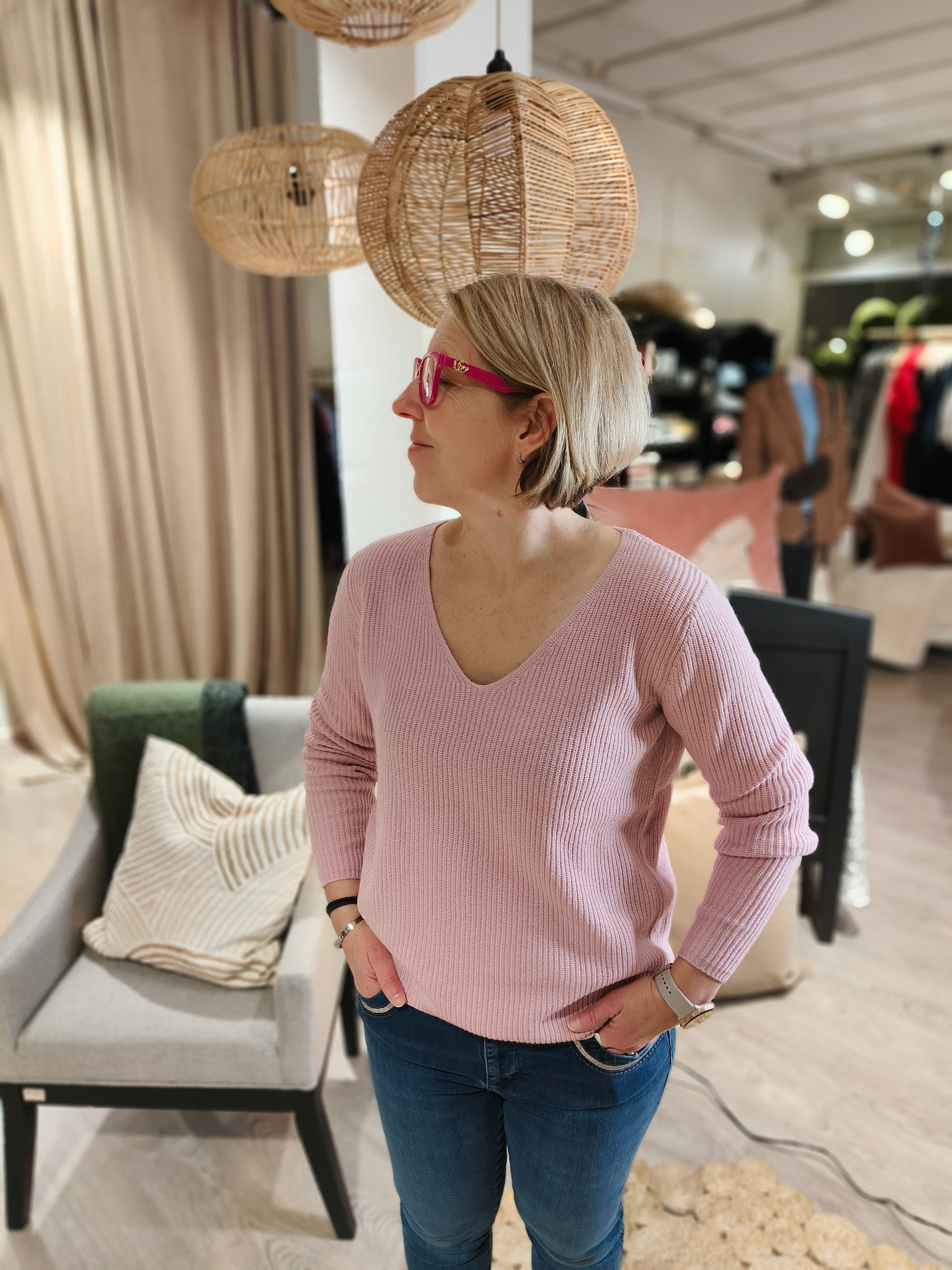 Neule Lea eri värejä-Neuleet/Neuletakit-Marc Lauge-Lahja ja sisustus Pussukka Katariina Home Oy