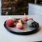 Ruusukynttilä eri värejä-Kynttilät-Puttipaja-Lahja ja sisustus Pussukka Katariina Home Oy