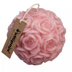 Ruusupallokynttilä vanharoosa-Kynttilät-Puttipaja-Lahja ja sisustus Pussukka Katariina Home Oy