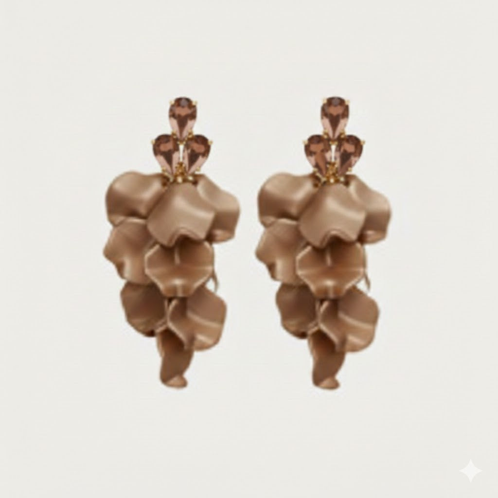 Korvakorut Leaf Kivi eri värejä-Korut-BOW19DETAILS-Lahja ja sisustus Pussukka Katariina Home Oy