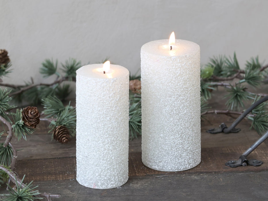 Pöytäkynttilä Glitter eri kokoja-Candles-Chic Antique-Lahja ja sisustus Pussukka